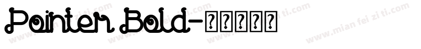 Pointer Bold字体转换